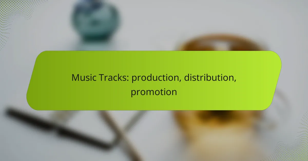 Music Tracks: production, distribution, promotion